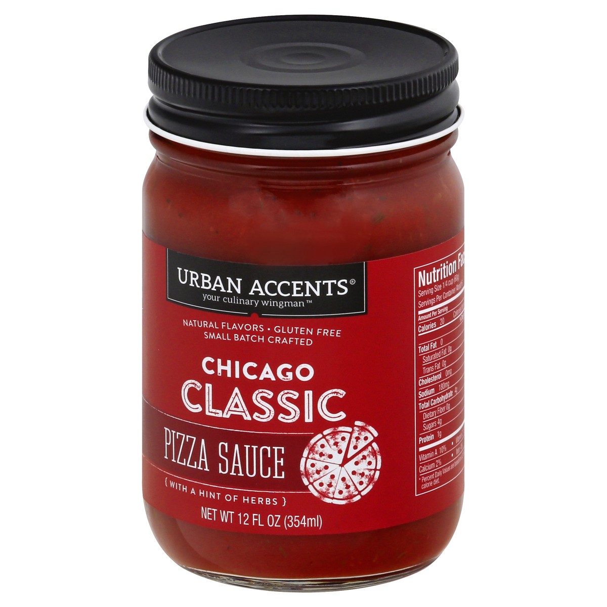 slide 12 of 13, Urban Accents Mild Chicago Classic Pizza Sauce 12 oz, 12 oz