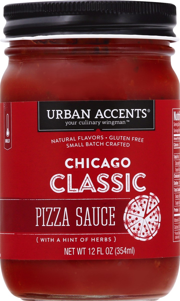 slide 7 of 13, Urban Accents Mild Chicago Classic Pizza Sauce 12 oz, 12 oz