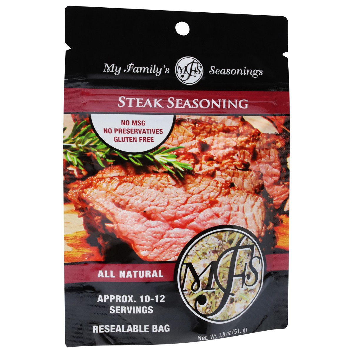 slide 9 of 9, My Family's Seasonings Steak Seasoning 1.8 oz, 1.8 oz