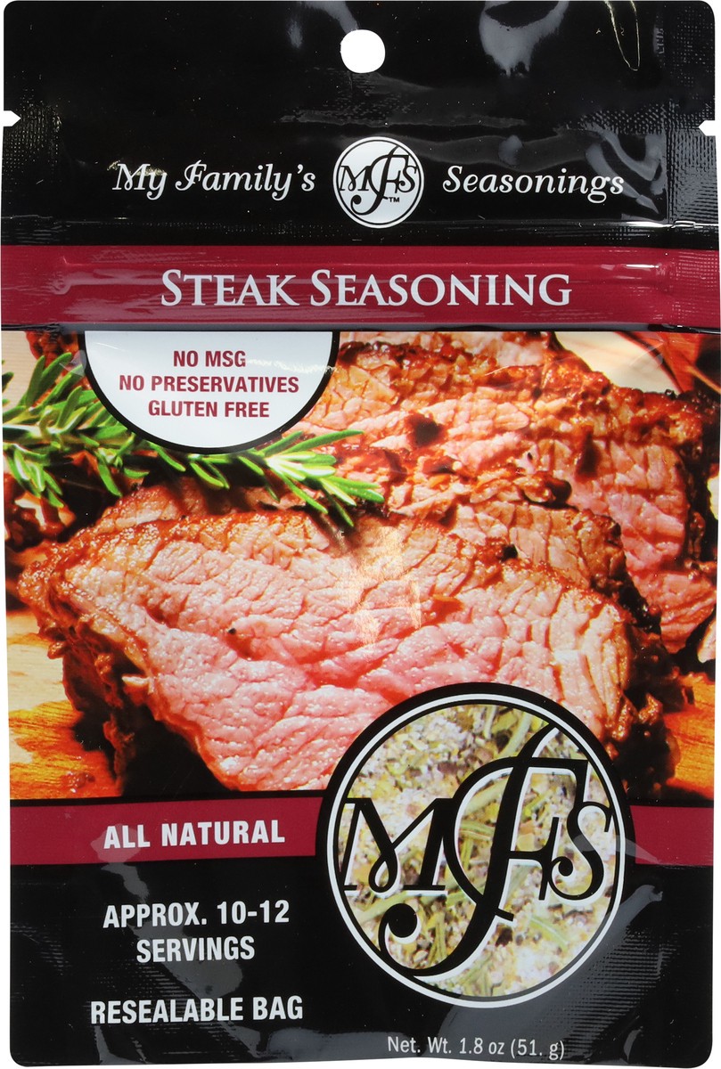 slide 4 of 9, My Family's Seasonings Steak Seasoning 1.8 oz, 1.8 oz