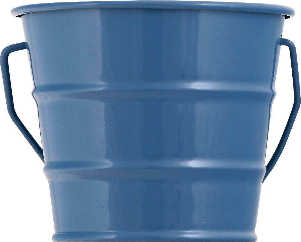slide 1 of 1, Patio Essentials Painted Citronella Mini Bucket Candle - Blue, 2 oz