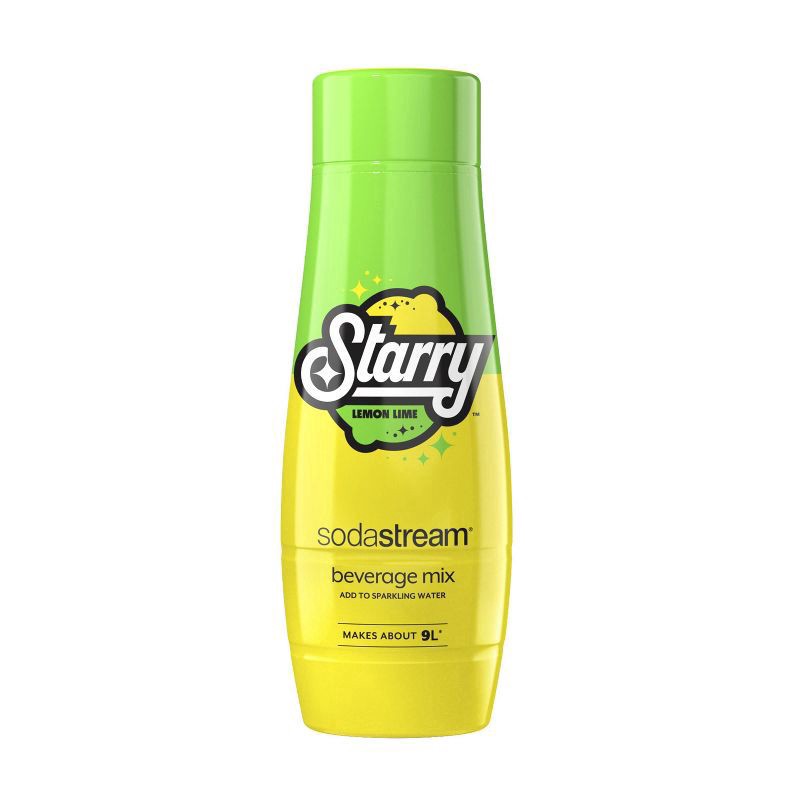 slide 1 of 16, Starry Sodastream Starry Beverage Mix Lemon Lime 14.9 Fl Oz, 14.90 fl oz