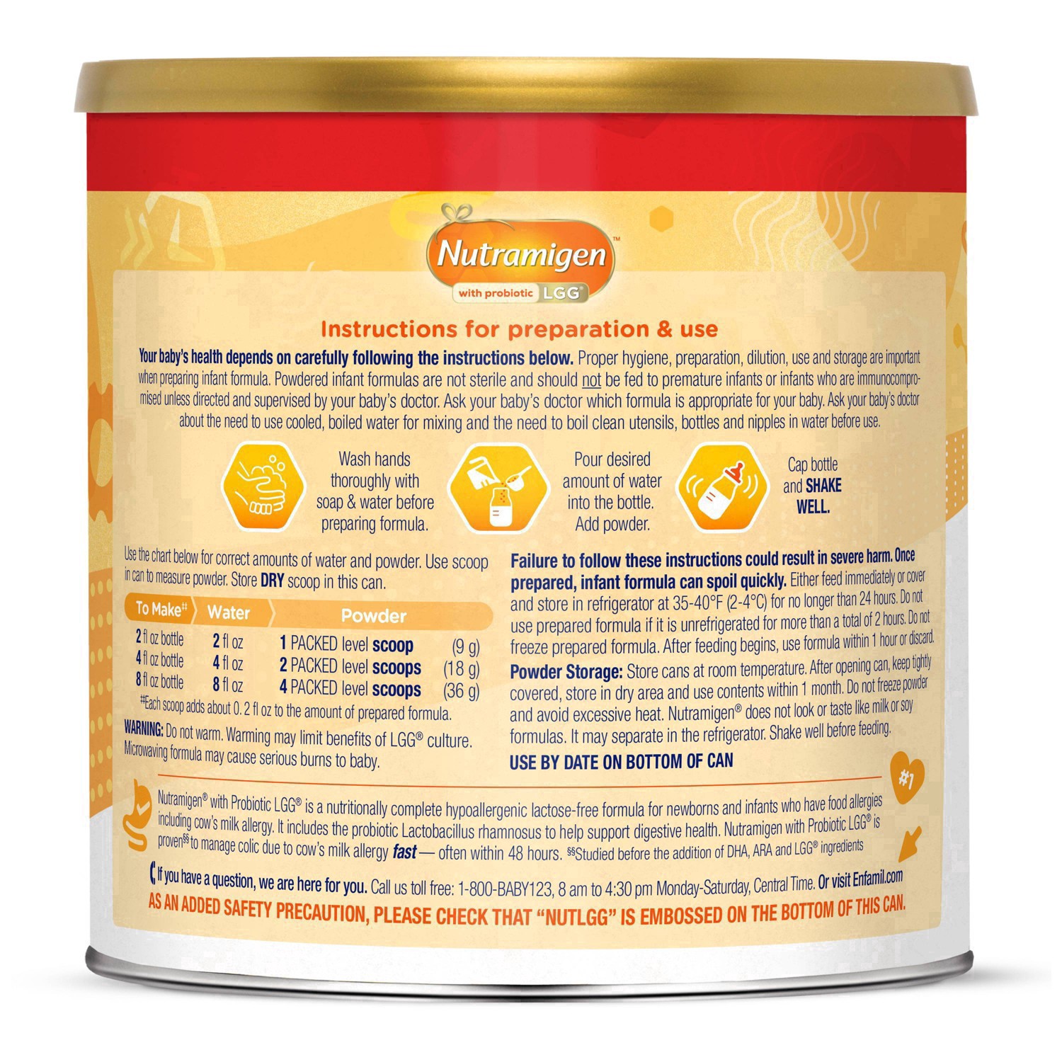 Warming best sale enfamil formula