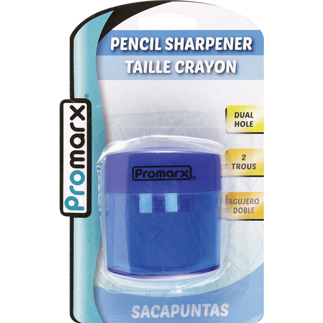 slide 1 of 1, PROMARX Pencil Sharpener Dual, 1 ct