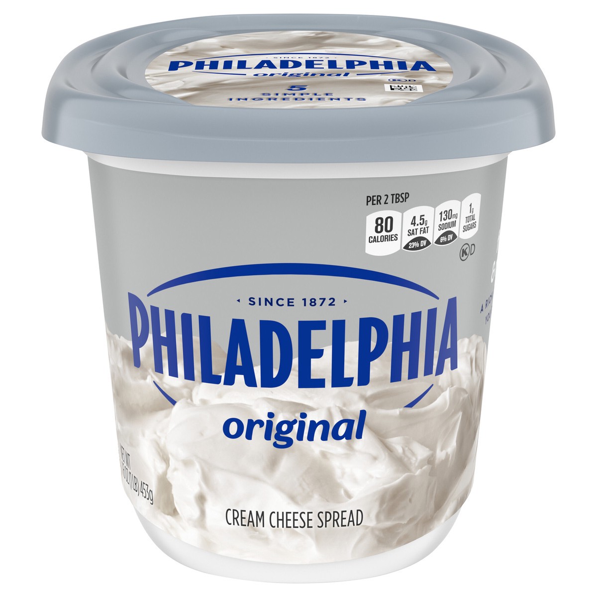 slide 1 of 5, Philadelphia Original Cream Cheese Spread, 16 oz Tub, 16 oz