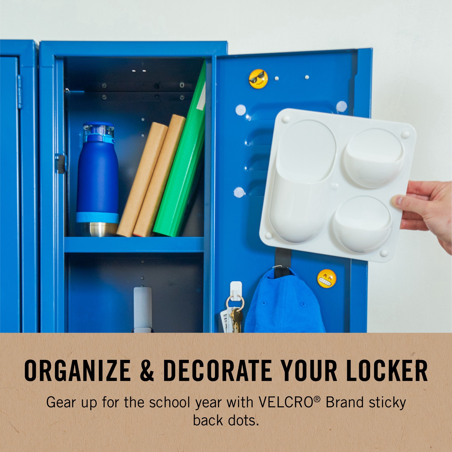 slide 5 of 6, Velcro Brand Black Stick 'em Circles, 3/4 in