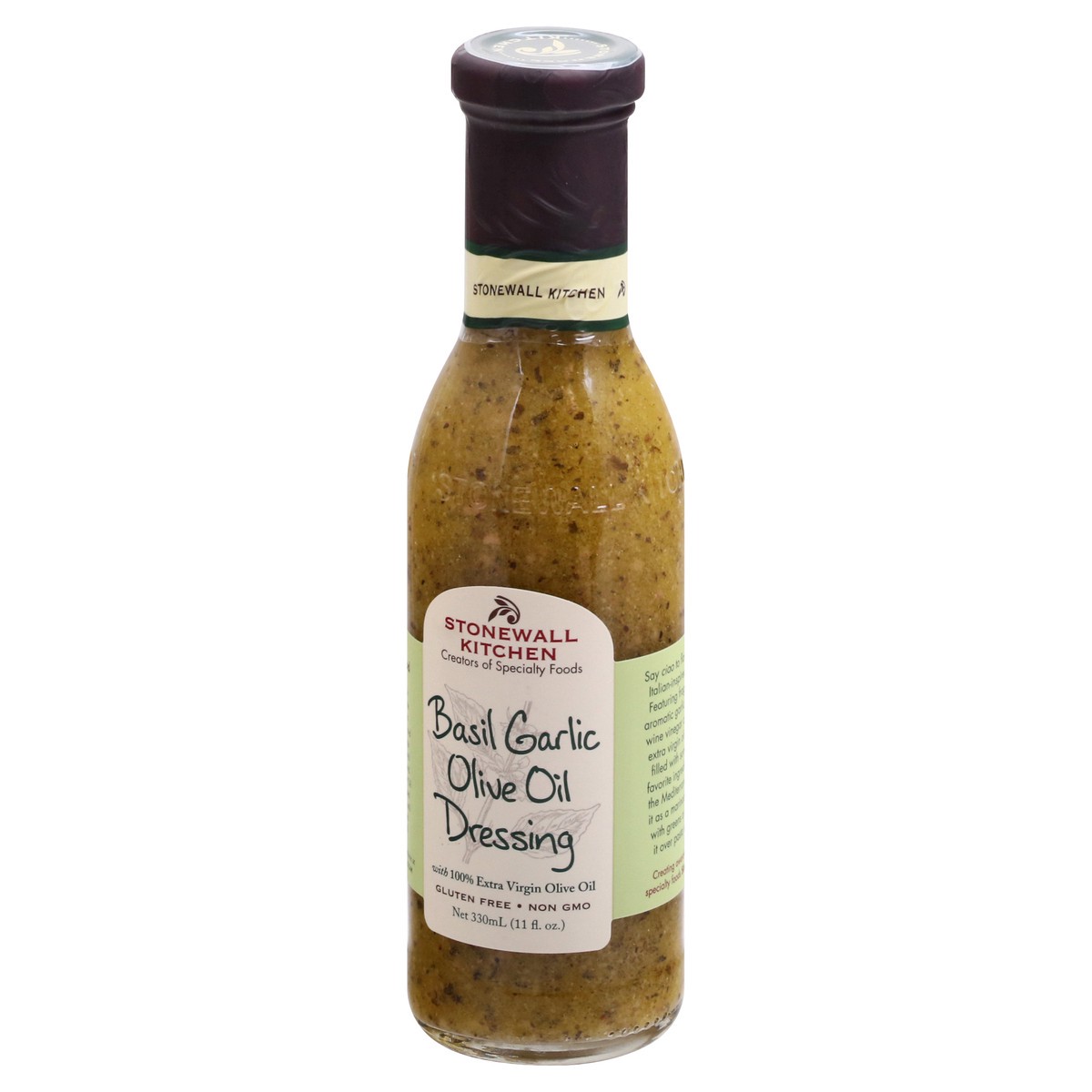 slide 12 of 12, Stonewall Kitchen Olive Oil Basil Garlic Dressing 11 fl oz, 11 fl oz