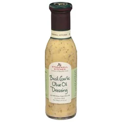 Stonewall Kitchen Olive Oil Basil Garlic Dressing 11 fl oz