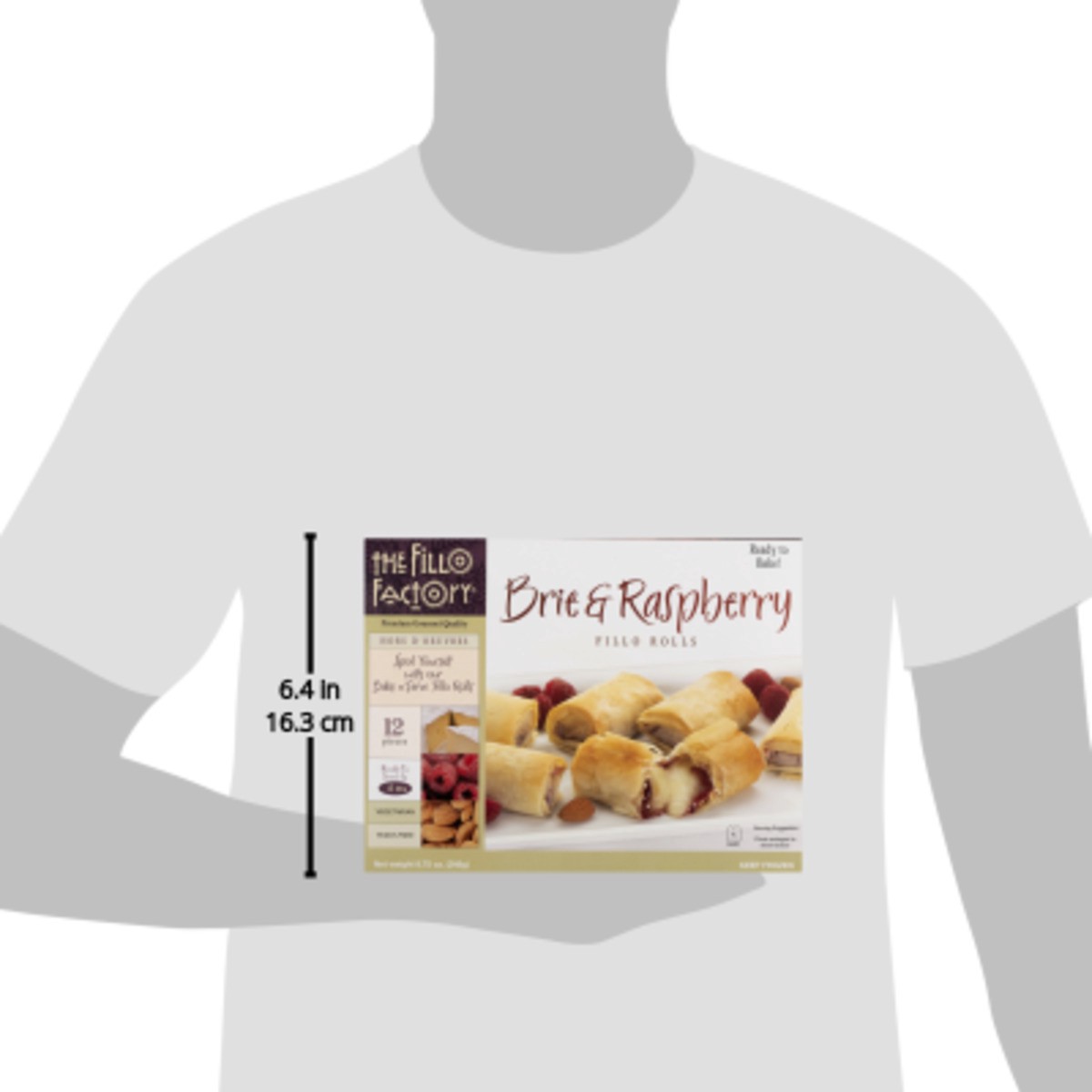 slide 11 of 11, The Fillo Factory Fillo Rolls, Brie & Raspberry, 8.75 oz