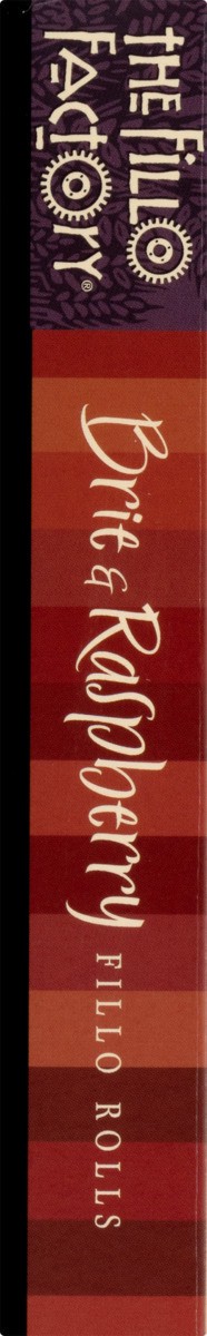 slide 10 of 11, The Fillo Factory Fillo Rolls, Brie & Raspberry, 8.75 oz