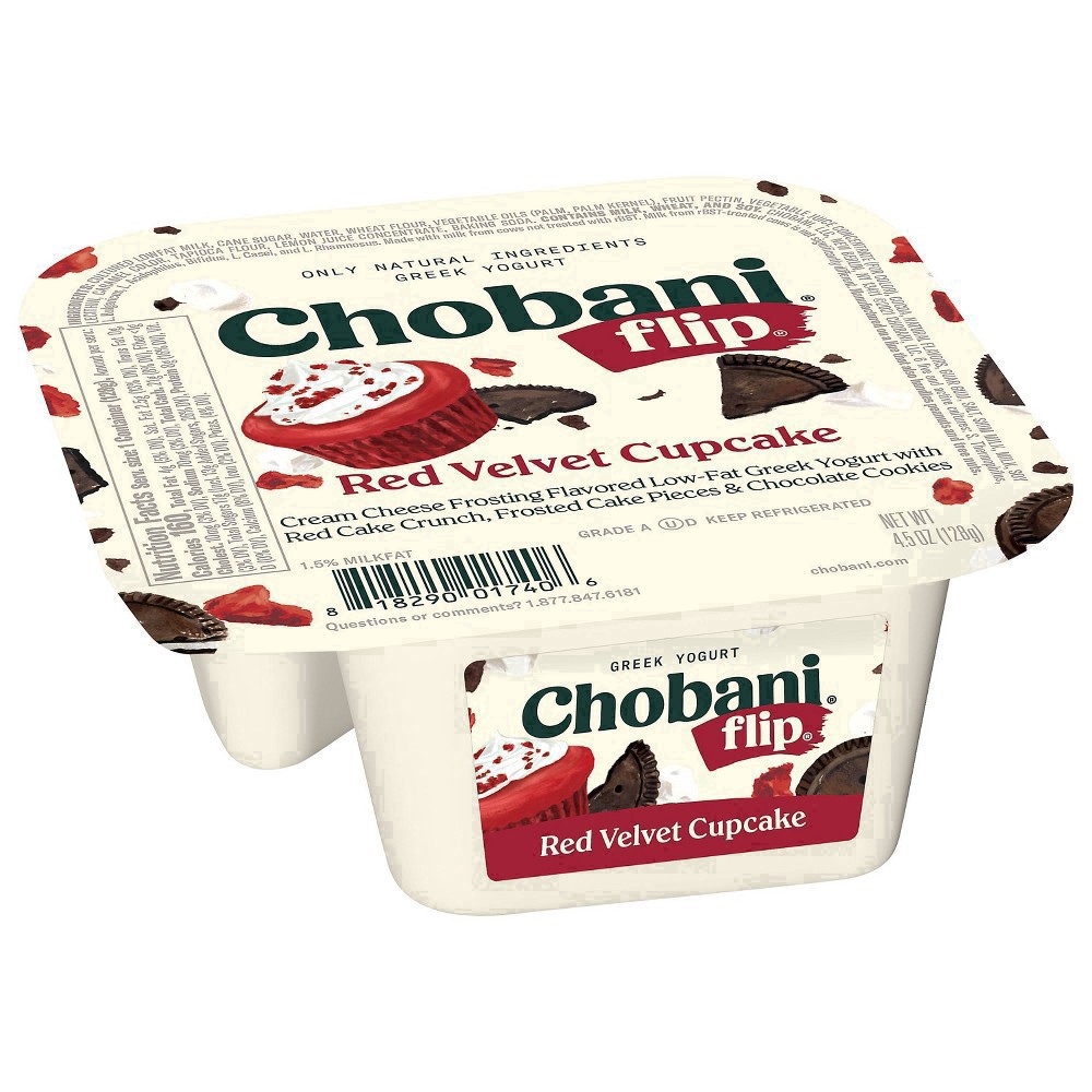 slide 67 of 69, Chobani Flip Low-Fat Red Velvet Cupcake Greek Yogurt 4.5oz, 4.5 oz