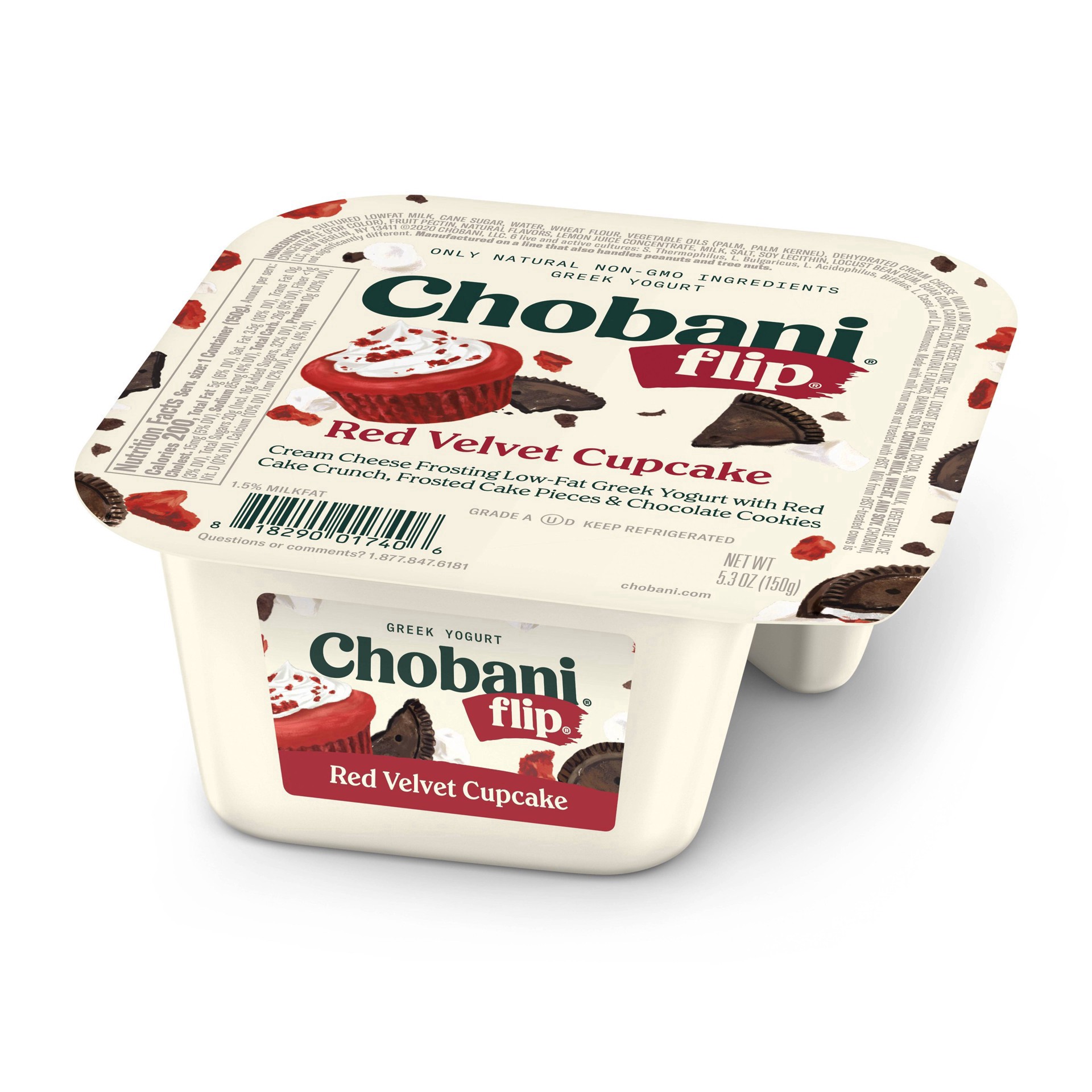 slide 30 of 69, Chobani Flip Low-Fat Red Velvet Cupcake Greek Yogurt 4.5oz, 4.5 oz