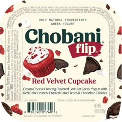 Chobani Flip Low-Fat Red Velvet Cupcake Greek Yogurt - 4.5 oz
