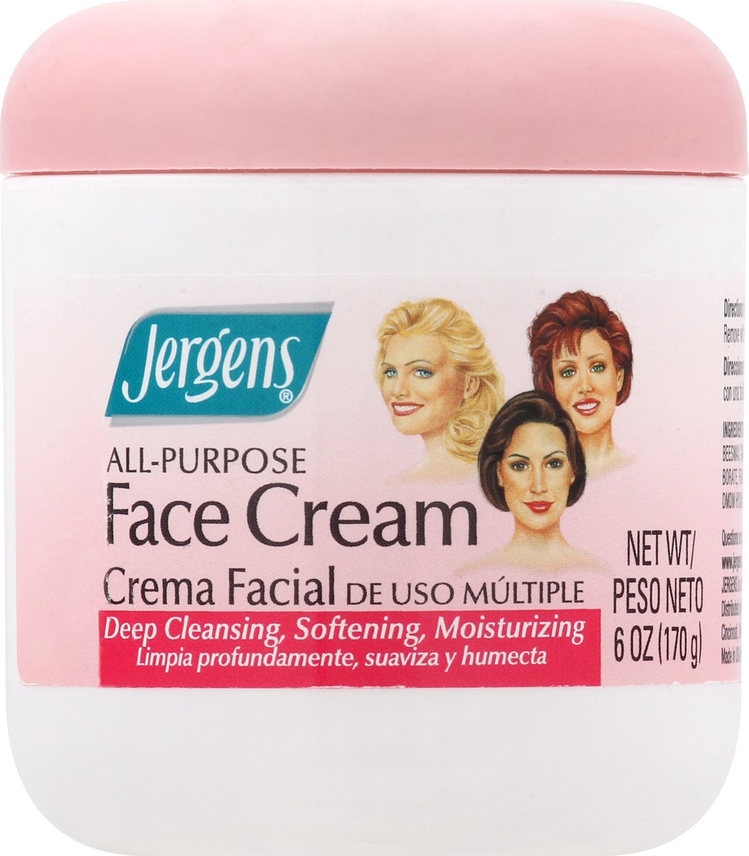 slide 1 of 12, Jergens All-Purpose Face Cream 6 oz, 6 oz