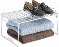 Whitmor Grid Pattern Stacking Utility Shelf - White