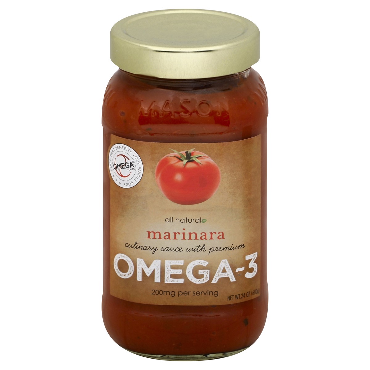 slide 2 of 3, Omega Foods Sauce 24 oz, 24 oz