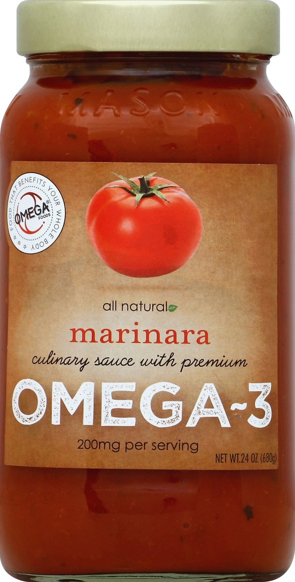 slide 1 of 3, Omega Foods Sauce 24 oz, 24 oz