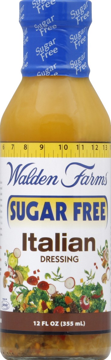 slide 2 of 2, Walden Farms Sugar Free Italian Dressing, 12 oz