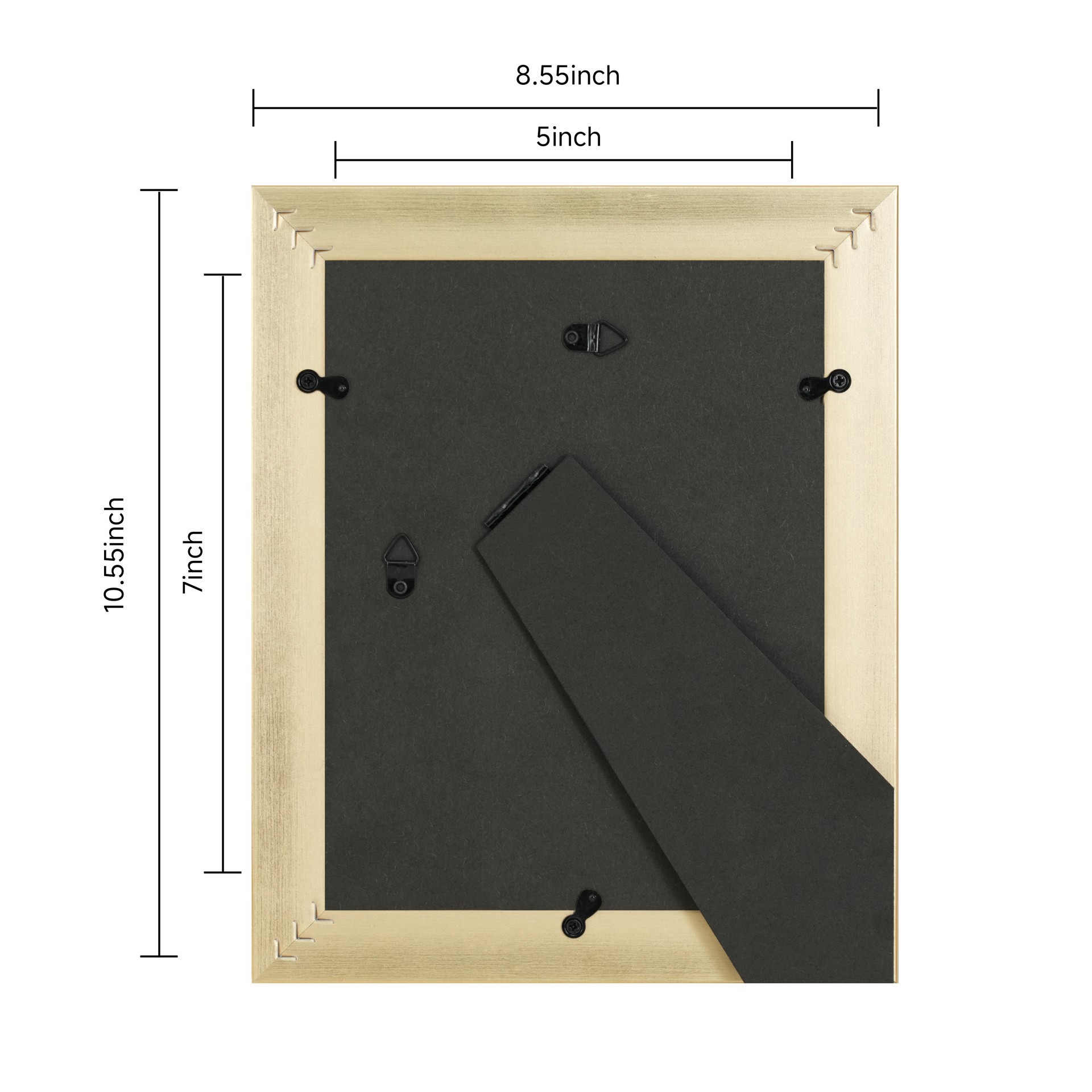 slide 5 of 5, 5" X 7" Embossed Leaf Plastic Frame By Studio Decor, 5 in x 7 in