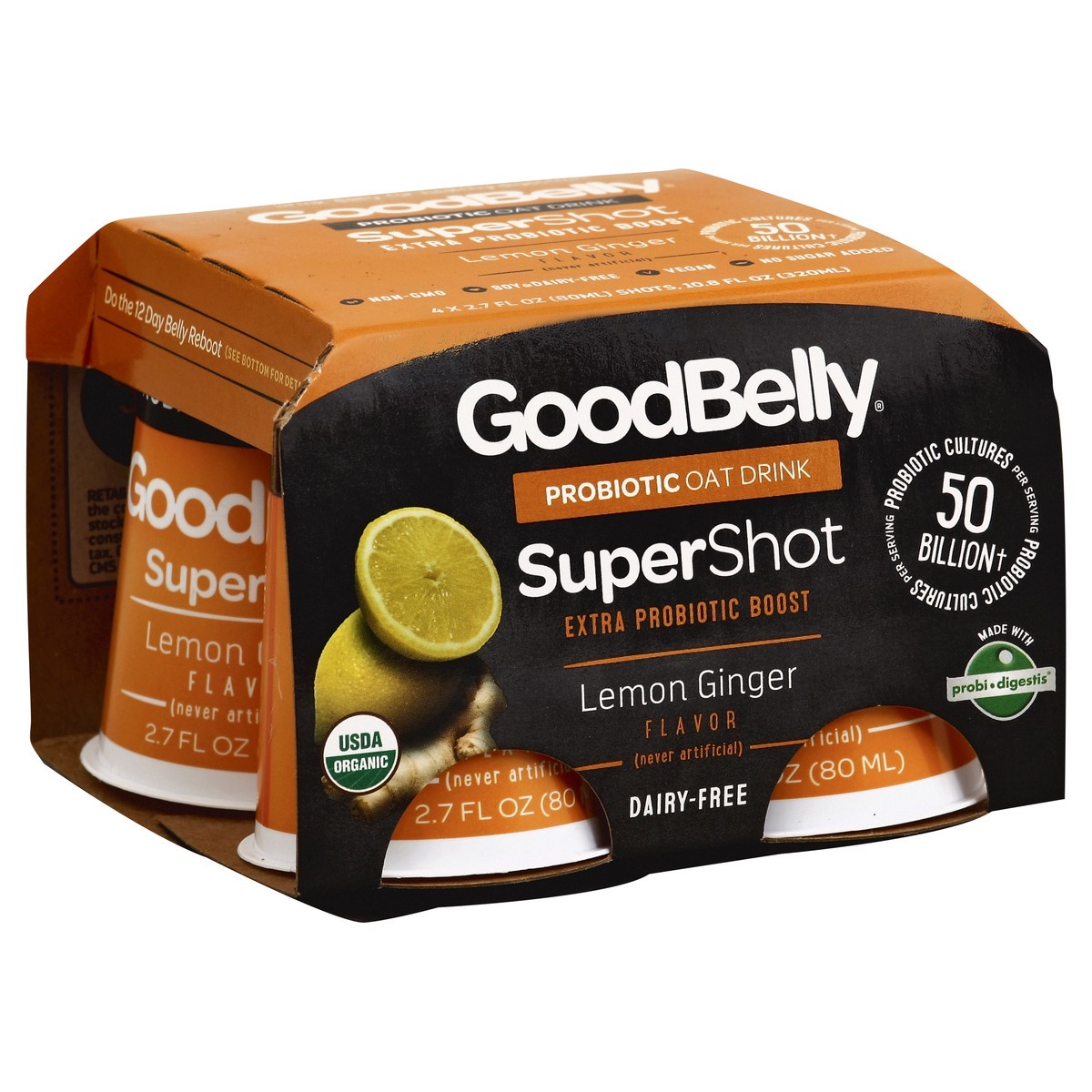 slide 4 of 5, GoodBelly Oat Drink - 4 ct, 4 ct