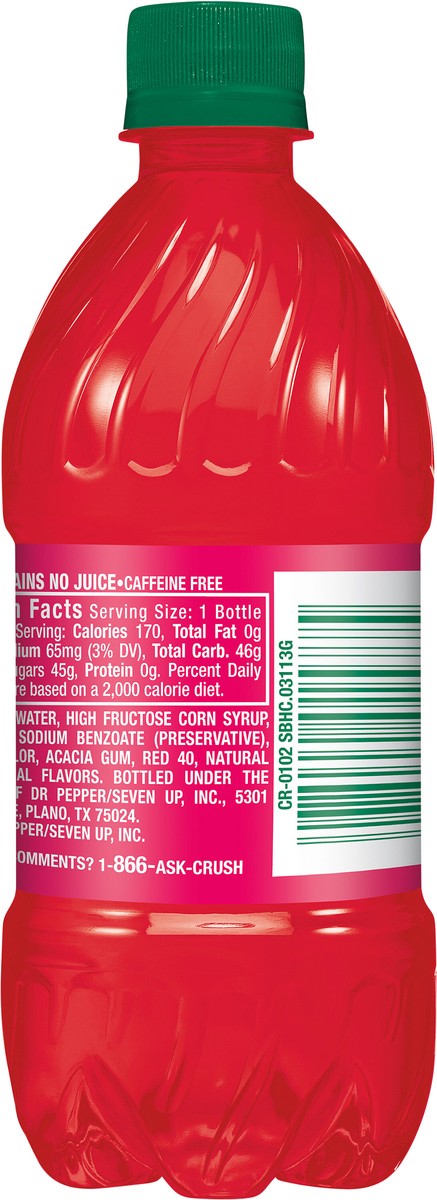 slide 2 of 9, Crush Strawberry Soda - 12 fl oz, 12 fl oz