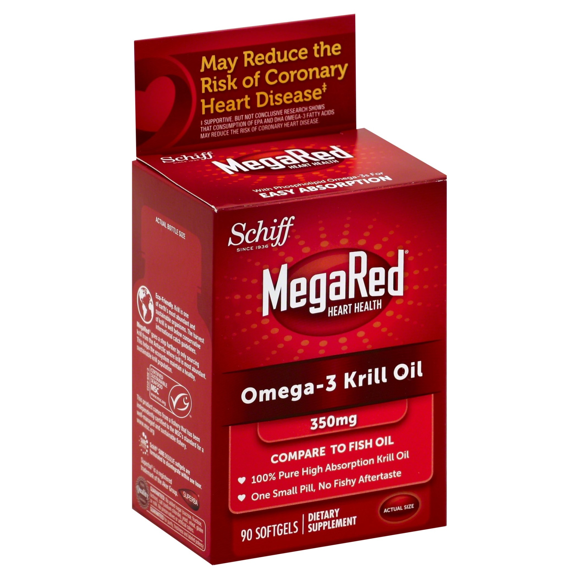 slide 1 of 1, MegaRed Krill Oil 90 ea, 90 ct