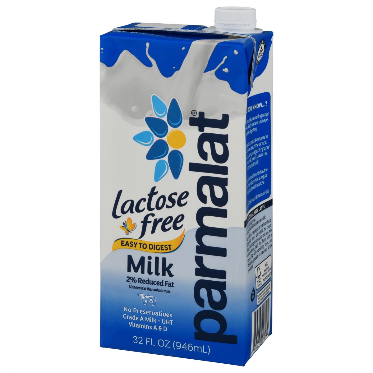 slide 13 of 14, Parmalat Milk, Lactose Free Shelf Stable, 32 fl oz