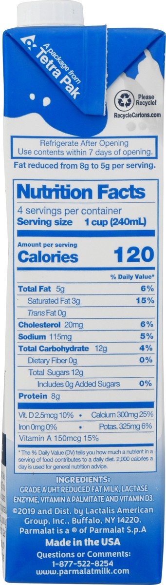 slide 3 of 14, Parmalat Milk, Lactose Free Shelf Stable, 32 fl oz