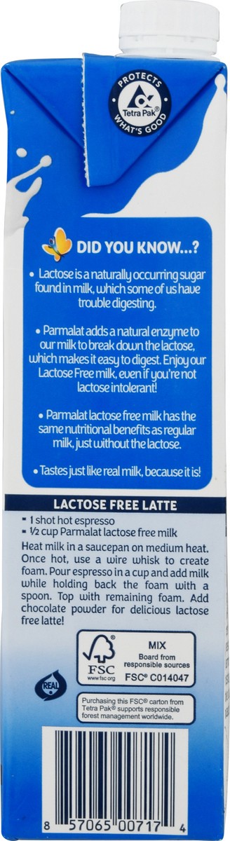 slide 5 of 14, Parmalat Milk, Lactose Free Shelf Stable, 32 fl oz