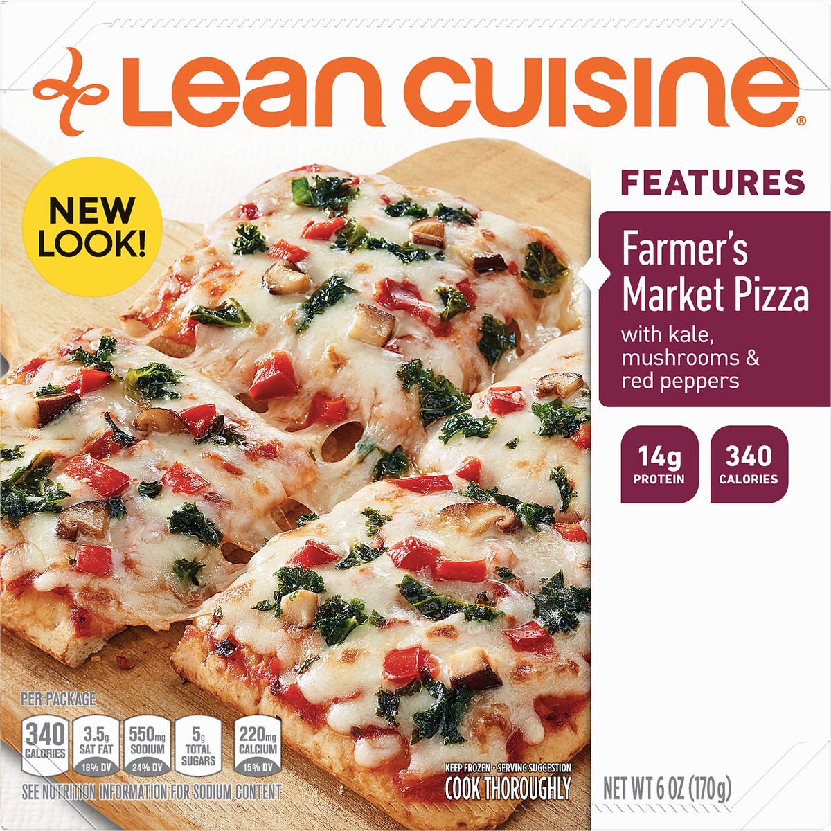 slide 9 of 10, Lean Cuisine Origins Farmer's Market Pizza, 6 oz