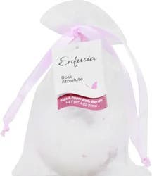 Enfusia Fizz & Foam Rose Absolute Bath Bomb 4 oz