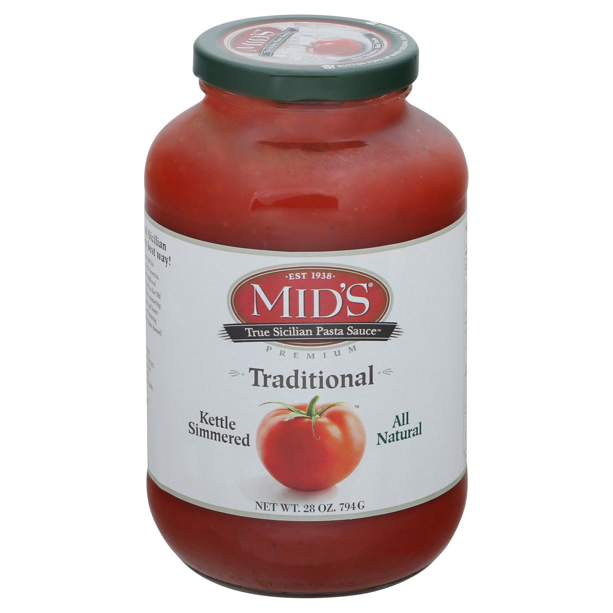 slide 6 of 14, Mid's Traditional Pasta Sauce 28 oz, 28 oz