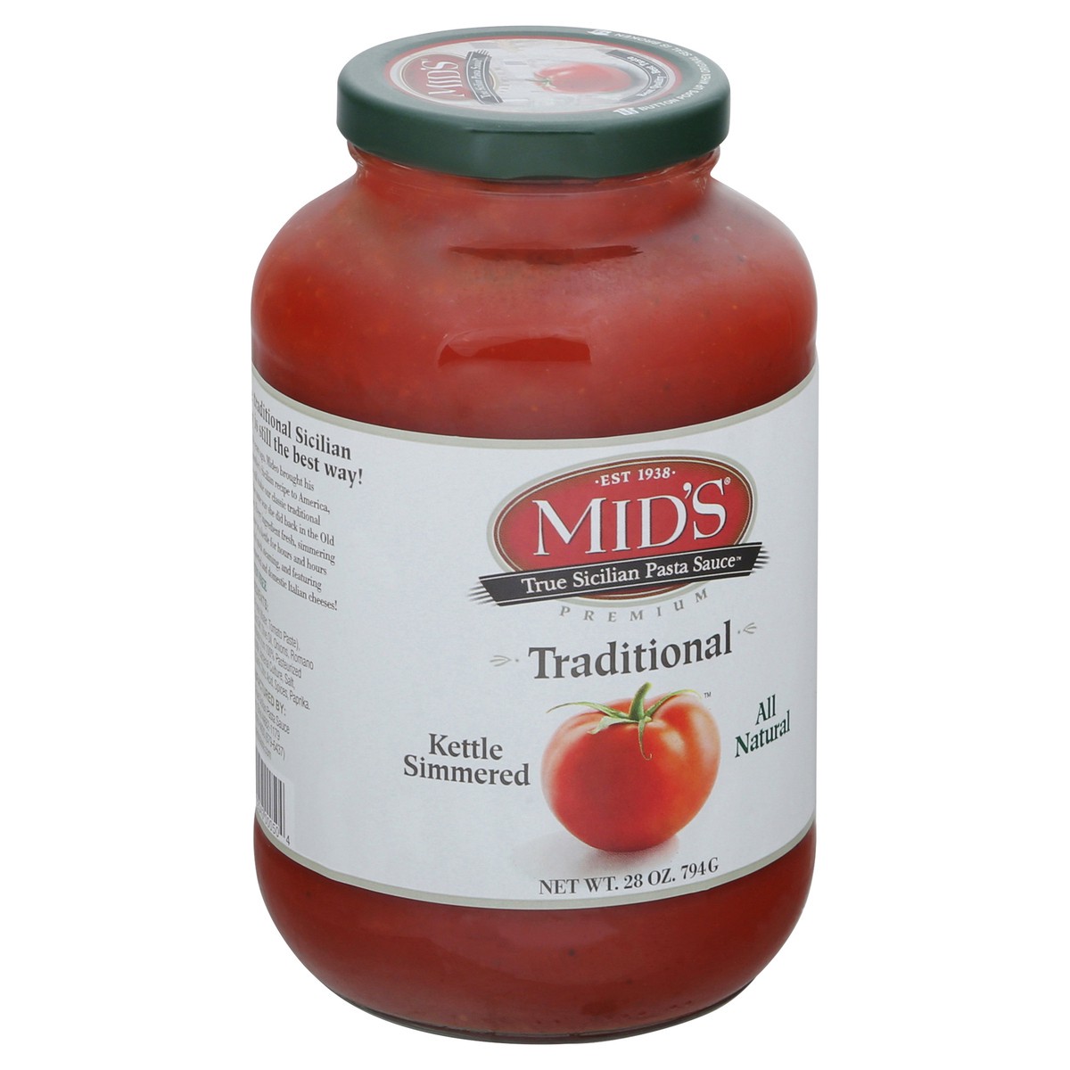 slide 11 of 14, Mid's Traditional Pasta Sauce 28 oz, 28 oz