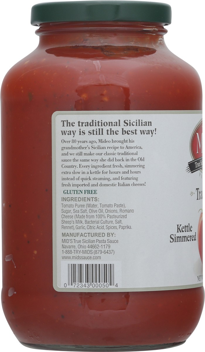 slide 2 of 14, Mid's Traditional Pasta Sauce 28 oz, 28 oz