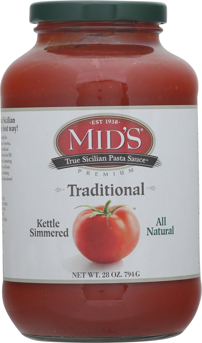 slide 7 of 14, Mid's Traditional Pasta Sauce 28 oz, 28 oz