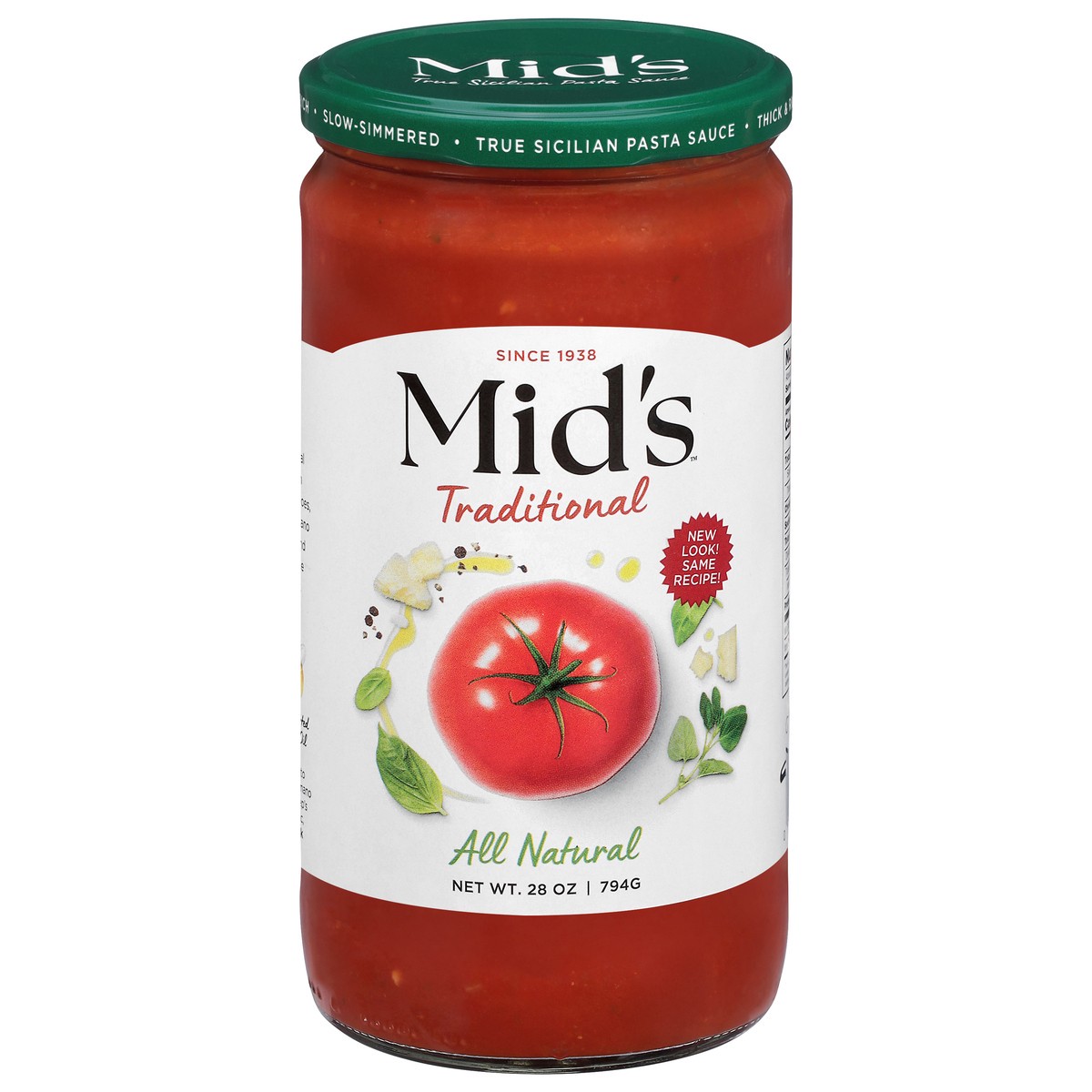 slide 1 of 14, Mid's Traditional Pasta Sauce 28 oz, 28 oz