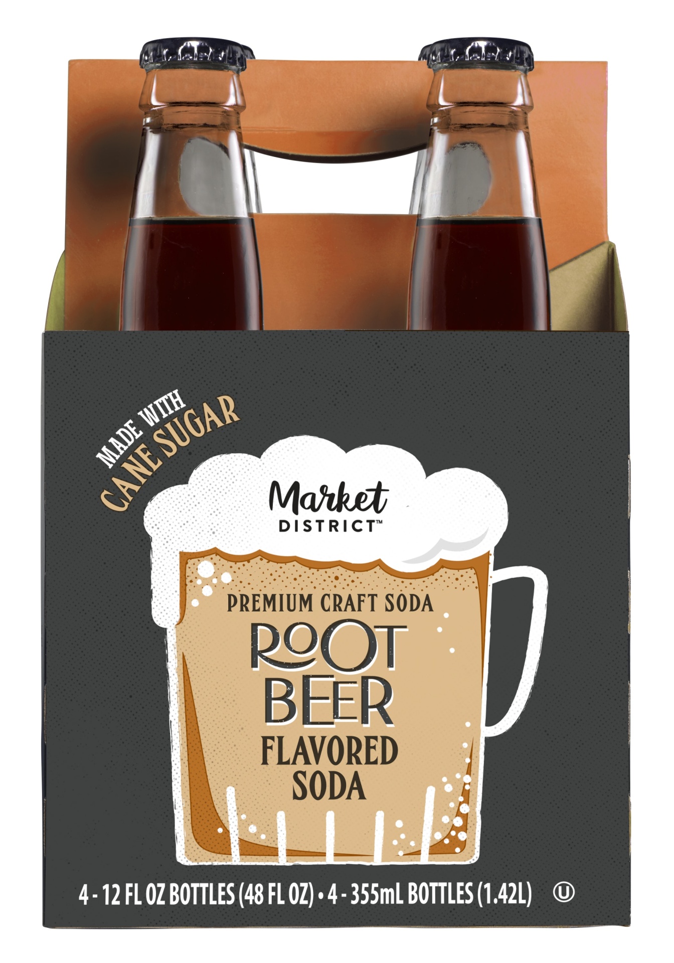 slide 1 of 1, Market District Root Beer - 48 oz, 48 oz