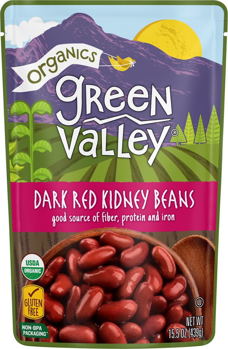 slide 3 of 3, Green Valley Organics Organics Dark Red Kidney Beans 15.5 oz, 15.5 oz