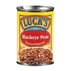 slide 1 of 1, Luck's Blackeye Peas, 15 oz
