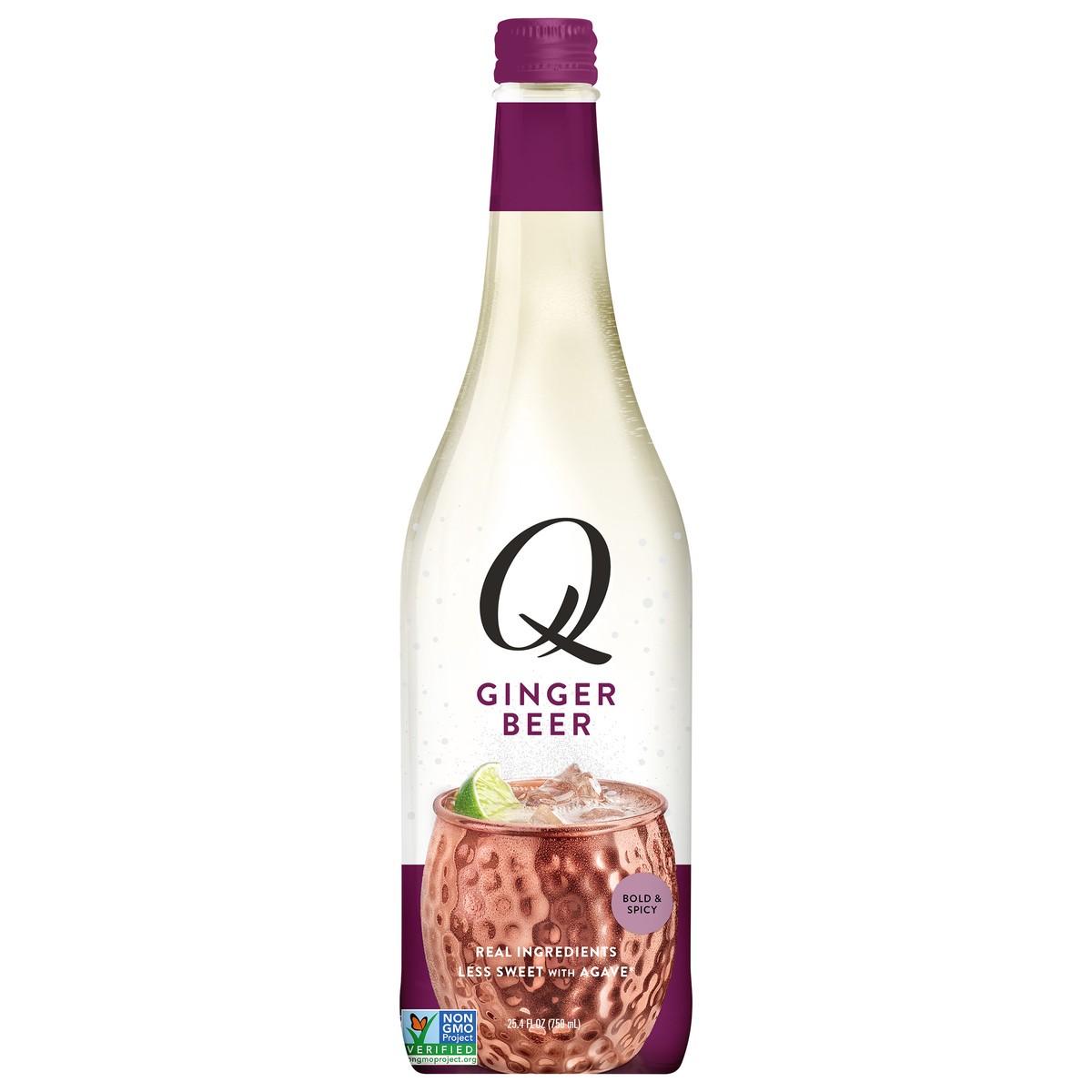 slide 1 of 4, Q Mixers Q Ginger Beer 750ml,
