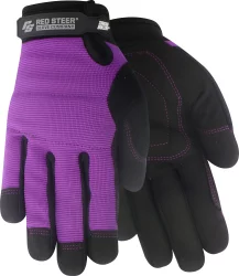 Red Steer Ironskin Hi-Dex Gloves - Purple