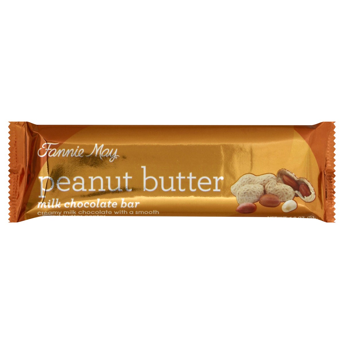 slide 5 of 6, Fannie May Milk Chocolate with Peanut Butters Bar, 1.8 oz