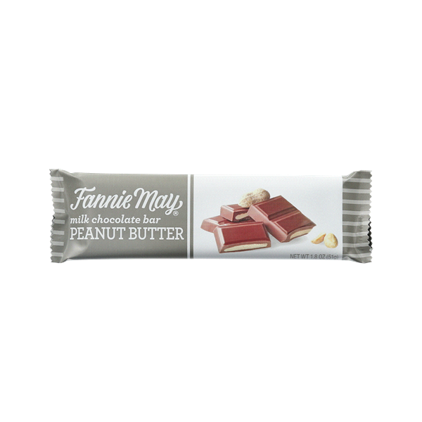 slide 1 of 1, Fannie May Milk Chocolate with Peanut Butters Bar, 1.8 oz