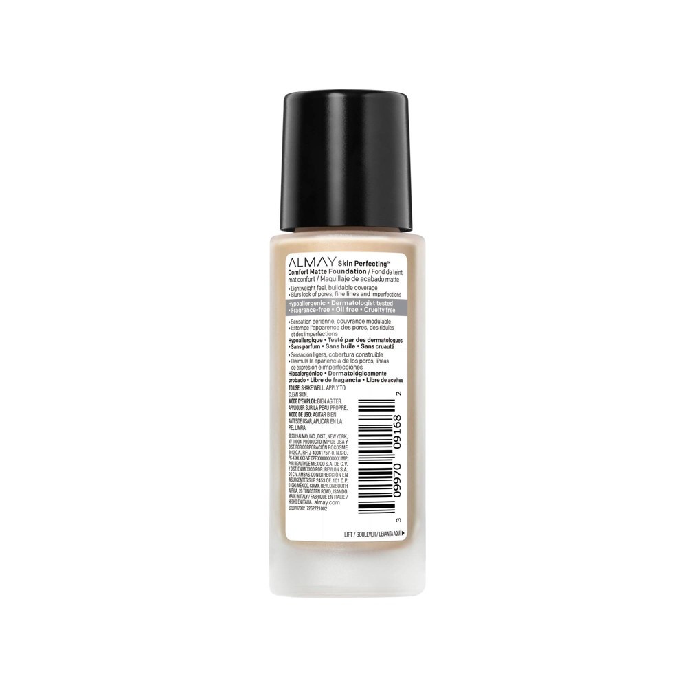 slide 3 of 3, Almay Amay Skin Perfecting Comfort Matte Foundation, Neutral Buff, 1 oz