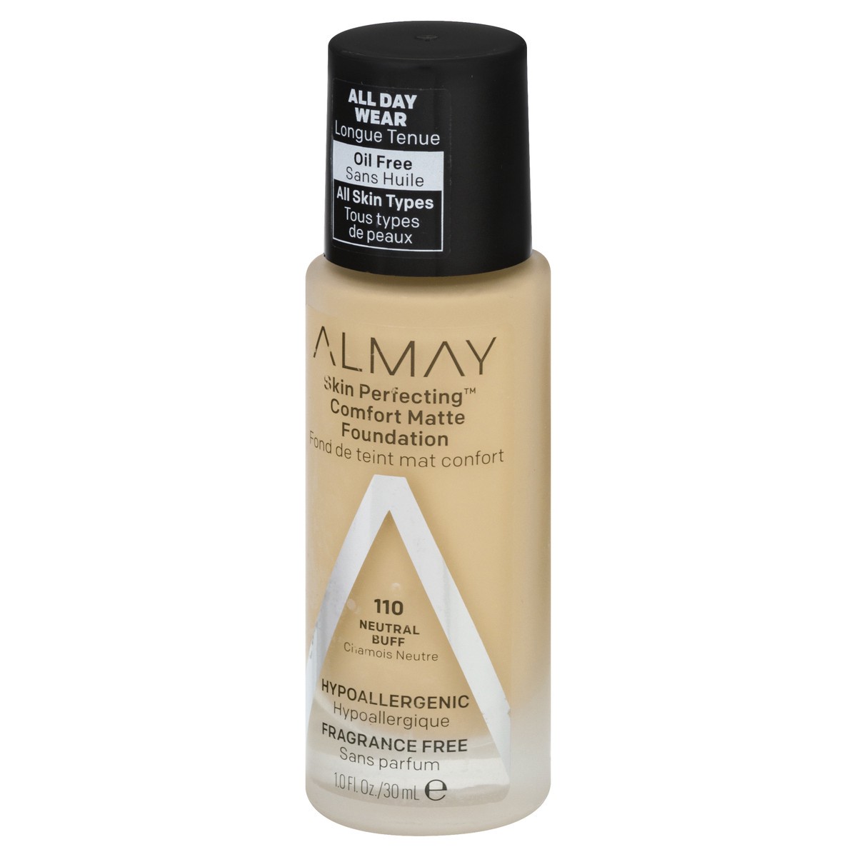 slide 3 of 9, Almay Skin Perfecting Neutral Buff 110 Comfort Matte Foundation 1 oz, 1 oz