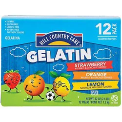 Hill Country Fare Assorted Flavors Gelatin Cups Variety Pack