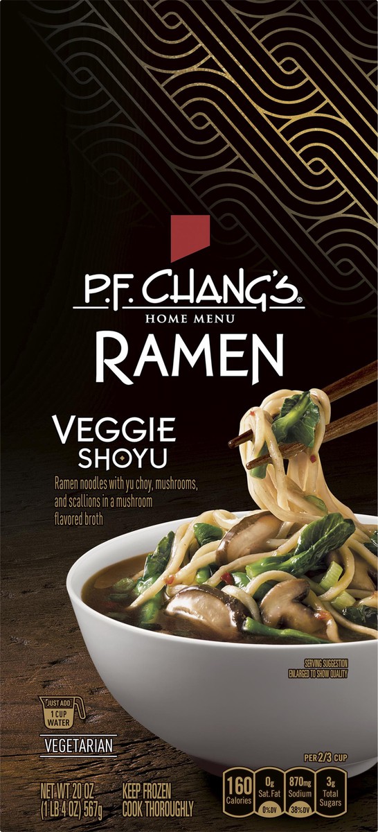 slide 2 of 11, P.F. Chang's Home Menu Veggie Shoyu Ramen 20 oz, 20 oz