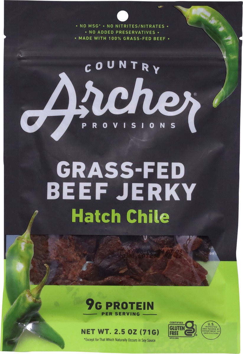 slide 12 of 13, Country Archer Hatch Chile Beef Jerky 2.5 oz, 2.5 oz