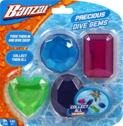 Banzai Precious Dive Gems 4 ea