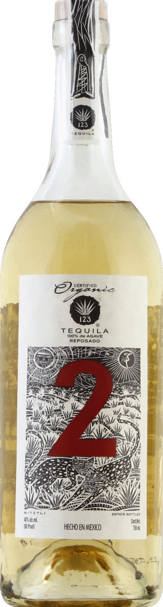 slide 2 of 3, 123 Tequila Reposado 750 ml, 750 ml